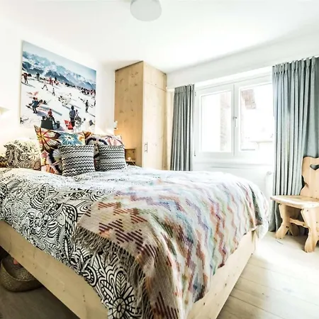 Modern City Chic Styling Whilst Incorporating Alpine Features Apartment Verbier